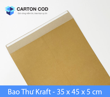 Bao thư kraft — 35 × 45 × 5 cm